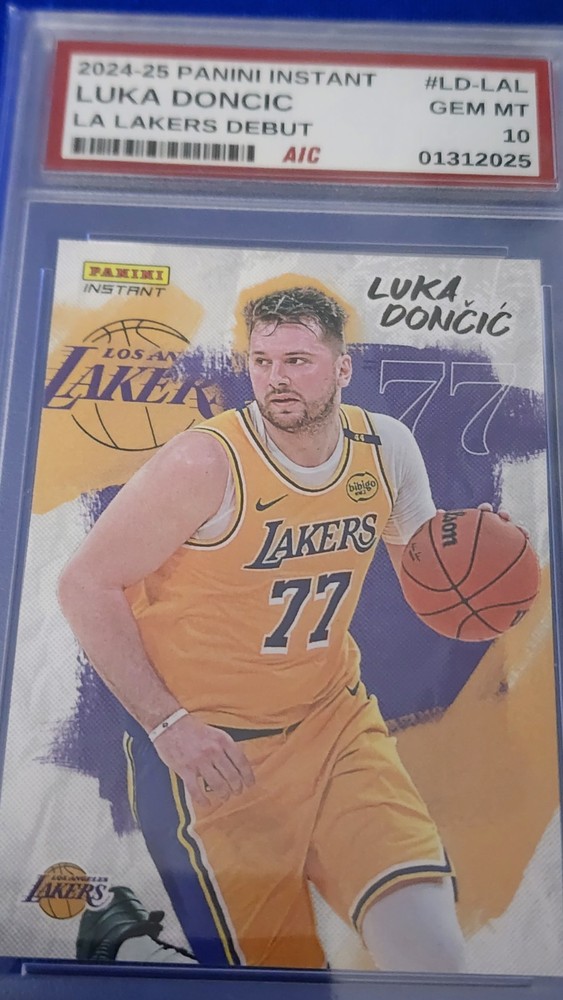 PSA10 2024 PANINI INSTANT NBA LDLAL LUKA DONCIC LOS ANGELES LAKERS LA  DEBUT