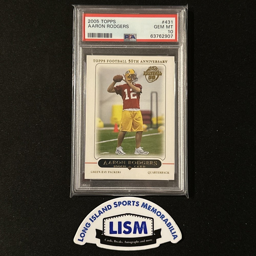 Aaron Rodgers 2005 Topps Rookie #431 - PSA 10 - GEM MINT