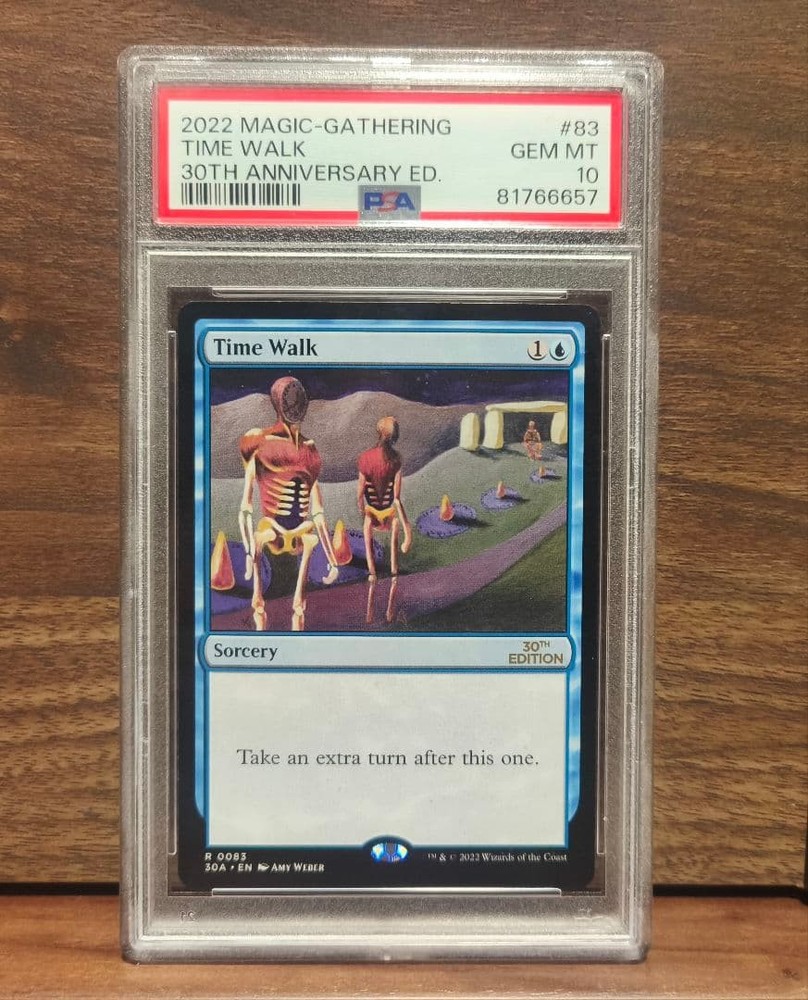 2022 MTG Time Walk 30th Anniversary Edition Power 9 PSA 10 GEM MT #83
