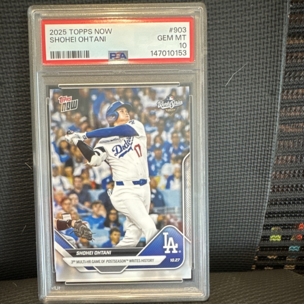 Topps Now 2025 Shohei Ohtani #903 Los Angeles Dodgers PSA 10 🐐🐐