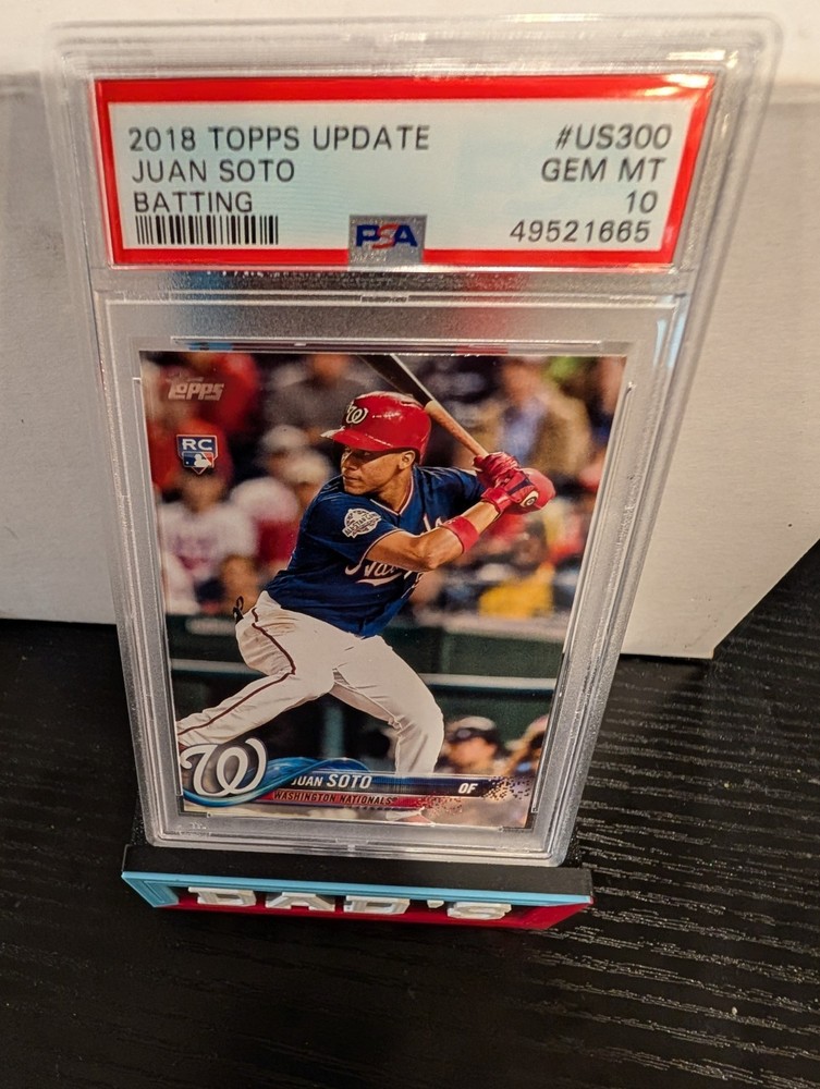 2018 Topps Update Series Juan Soto #US300 PSA 10 RC Nationals Mets Rookei