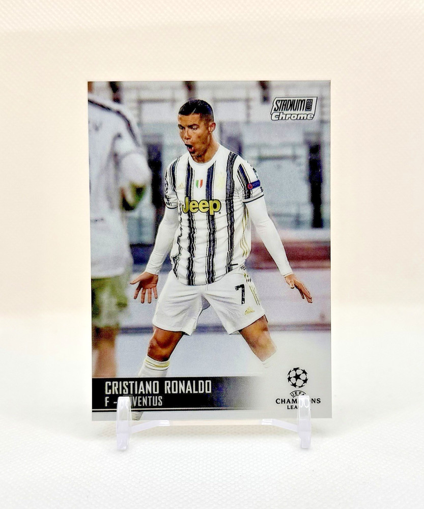 CRISTIANO RONALDO — 2020-21 Stadium Club Chrome UEFA Champions League #100 JUVE