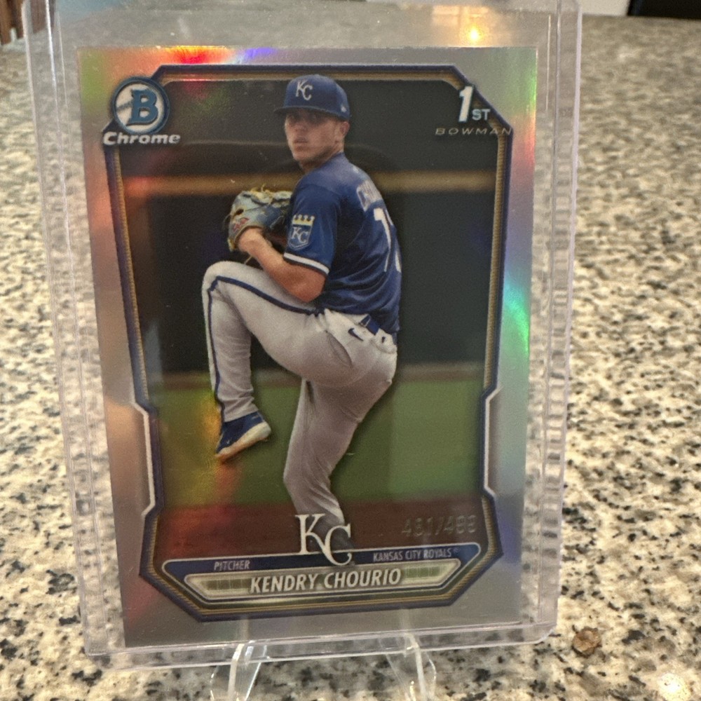 Kendry Chourio 1st Bowman Chrome Refractor /499 Royals BCP-7