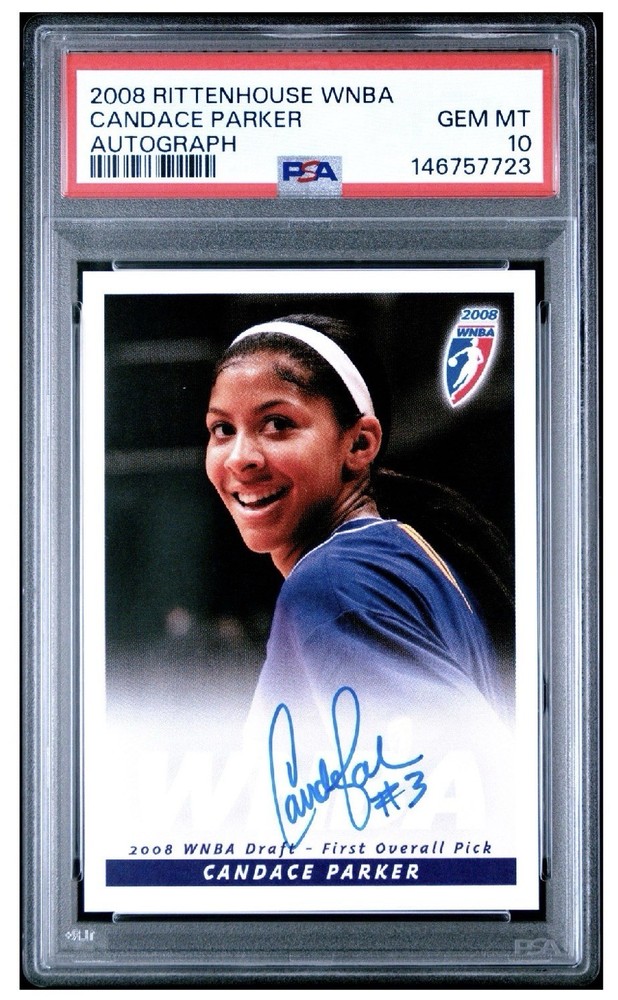 2008 Rittenhouse WNBA Candace Parker Rookie Autograph PSA 10