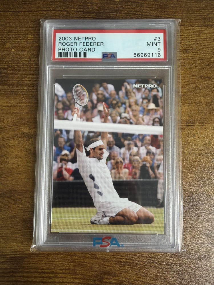 2003 Netpro Tennis Roger Federer #3 Rookie PSA 9