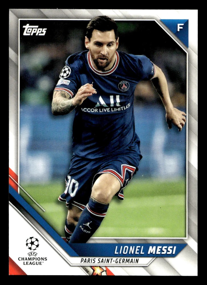 2022 Topps UEFA Champions League Lionel Messi #10