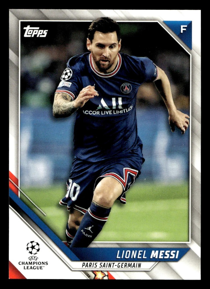 2022 Topps UEFA Champions League Lionel Messi #10