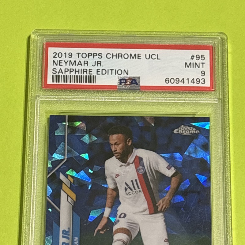 2019-20 Topps Chrome UEFA Champions League Sapphire Edition - Neymar Jr #95 view 2