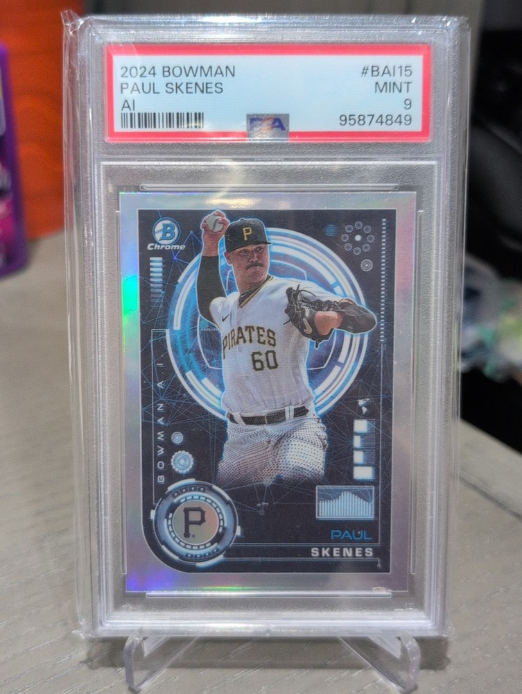 2024 Bowman - Bowman AI Paul Skenes #BAI-15 (RC) Pirates PSA 9