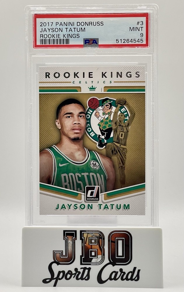 2017 Donruss Jayson Tatum Rookie Kings #3 RC (PSA 9)