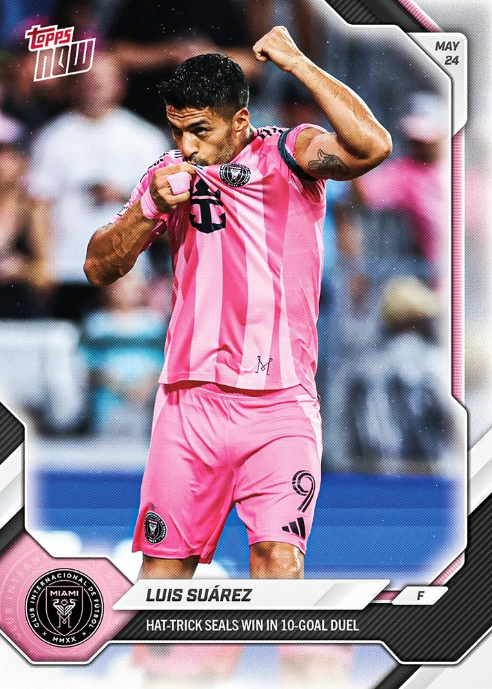 Luis Suarez Hat-Trick 10-Goal Match - 2026 MLS Topps NOW - Card 51 Presale