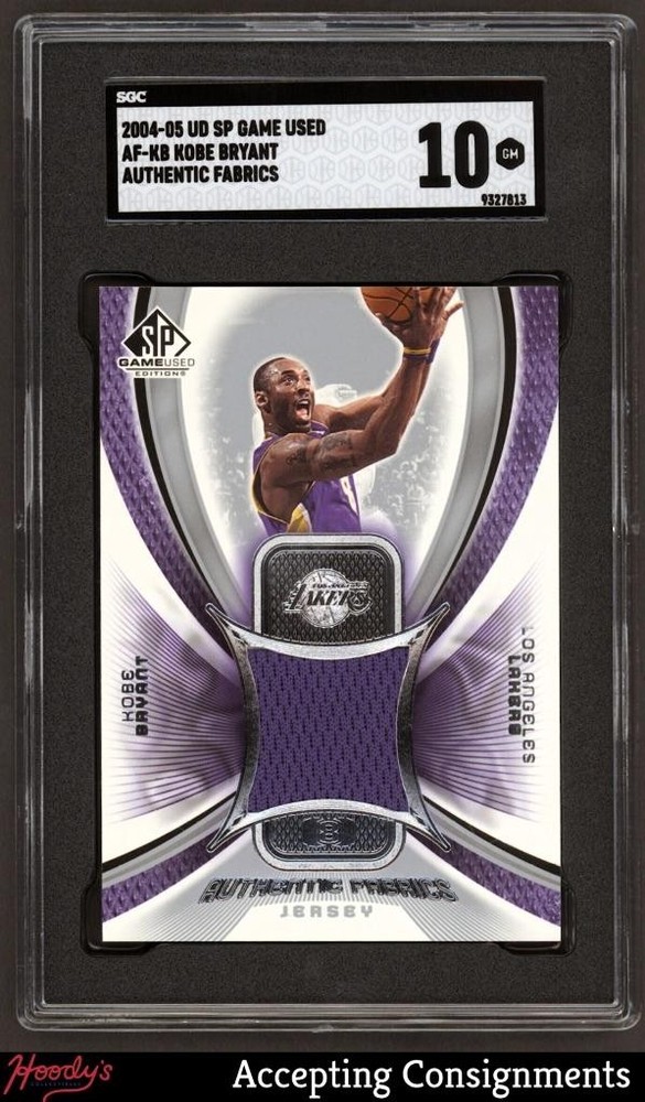 2004-05 SP Game Used Authentic Fabrics Kobe Bryant SP JERSEY SGC 10 GEM Lakers