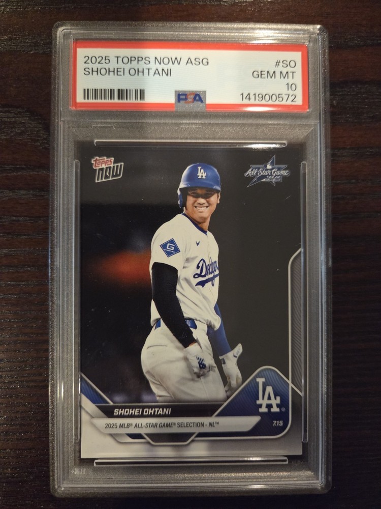 Shohei Ohtani 2025 Topps Now All-Star Game ASG #ASG-SO PSA 10 Gem Mint