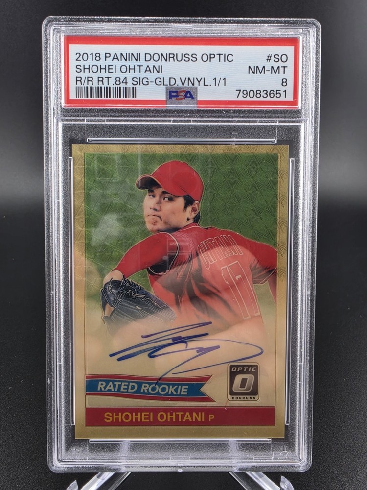 2018 Shohei Ohtani Rookie Superfractor Auto 1/1 On Card!