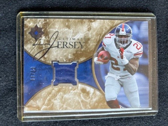 Tiki Barber /99    Certified Game Used  JERSEY Card