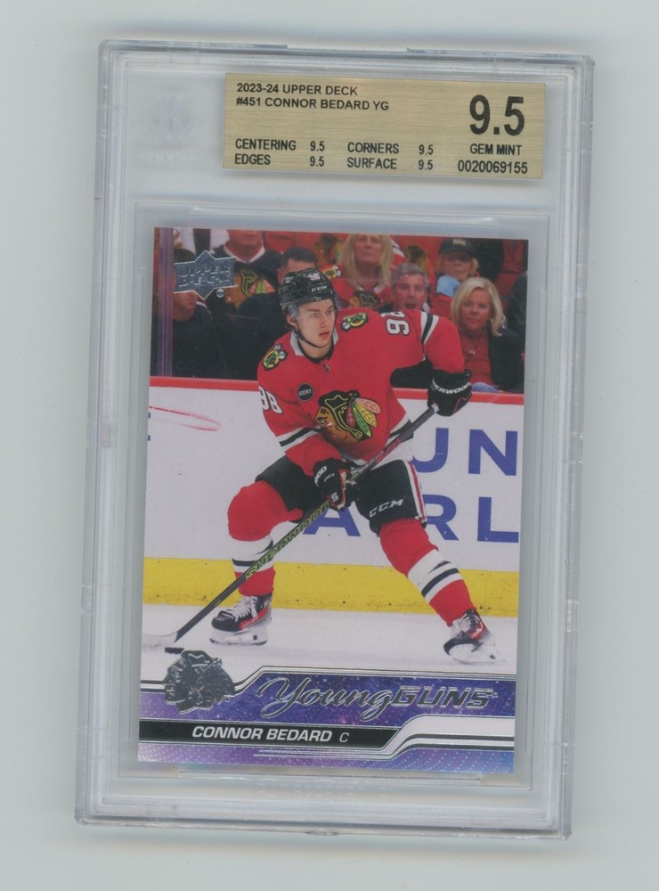 2023-24 Upper Deck Series 2 Young Guns Connor Bedard BGS 9.5