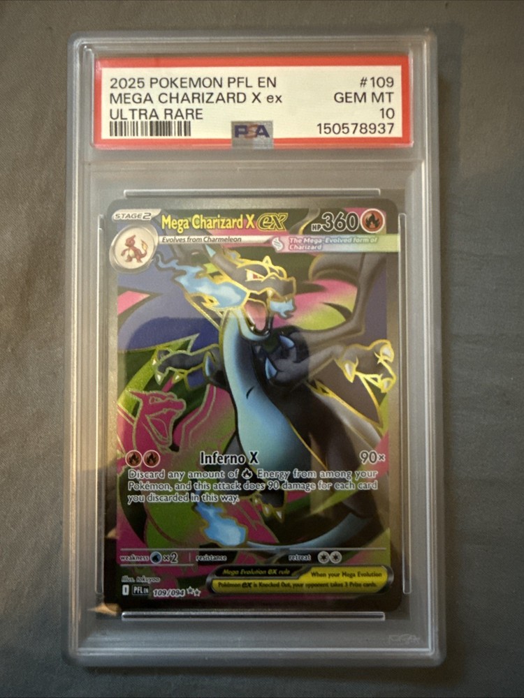  Mega Charizard X EX 109/094 PSA 10 Gem Mint
