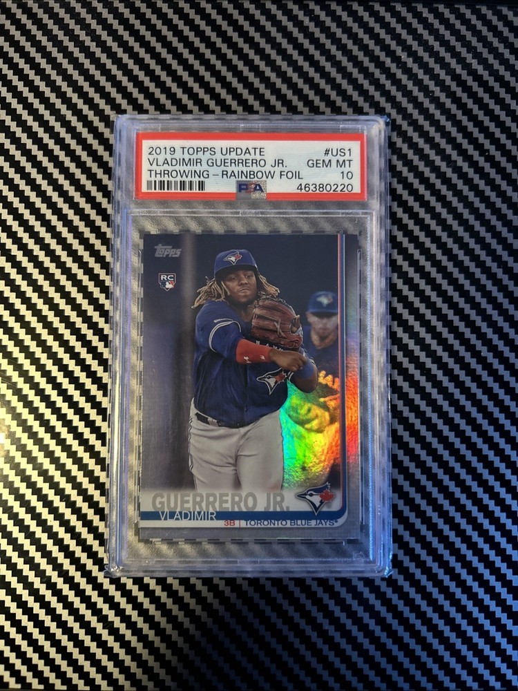 2019 Topps Update Vladimir Guerrero Jr #US1 Rainbow Foil PSA 10