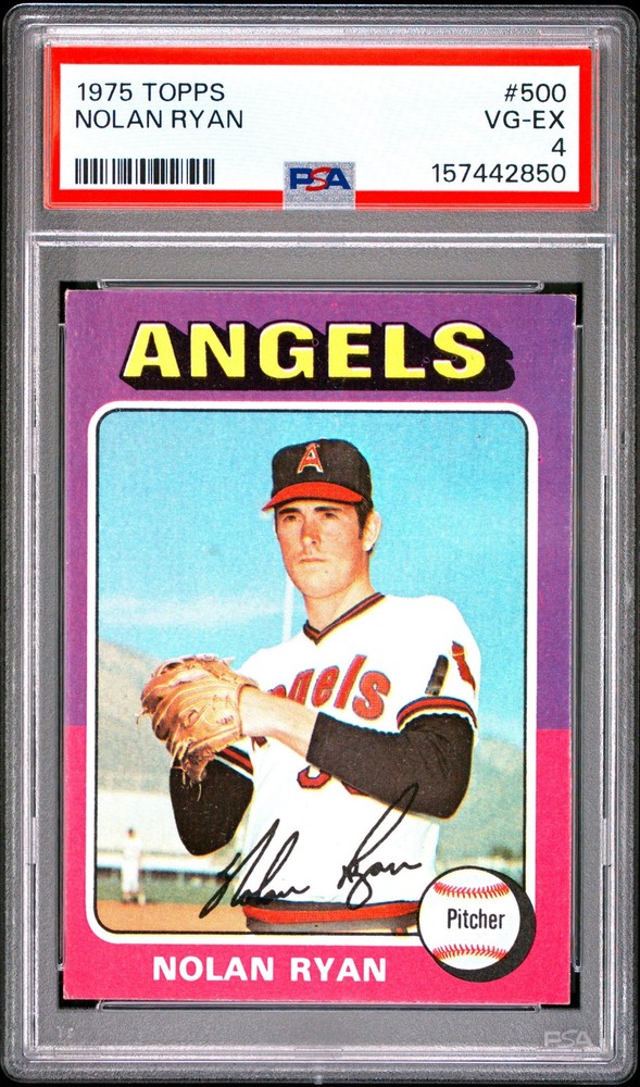 Nolan Ryan 1975 Topps PSA 4 #500 California Angels