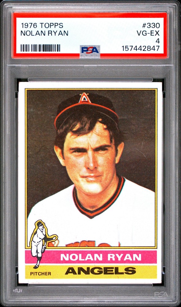 Nolan Ryan 1976 Topps PSA 4 #330 California Angels view 1