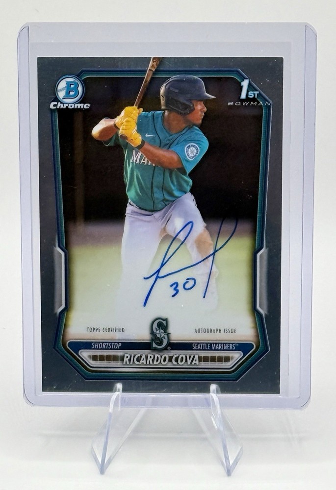2026 Bowman - Ricardo Cova 1st Bowman Chrome On Card Auto 🔥 Mariners #CPA-RC