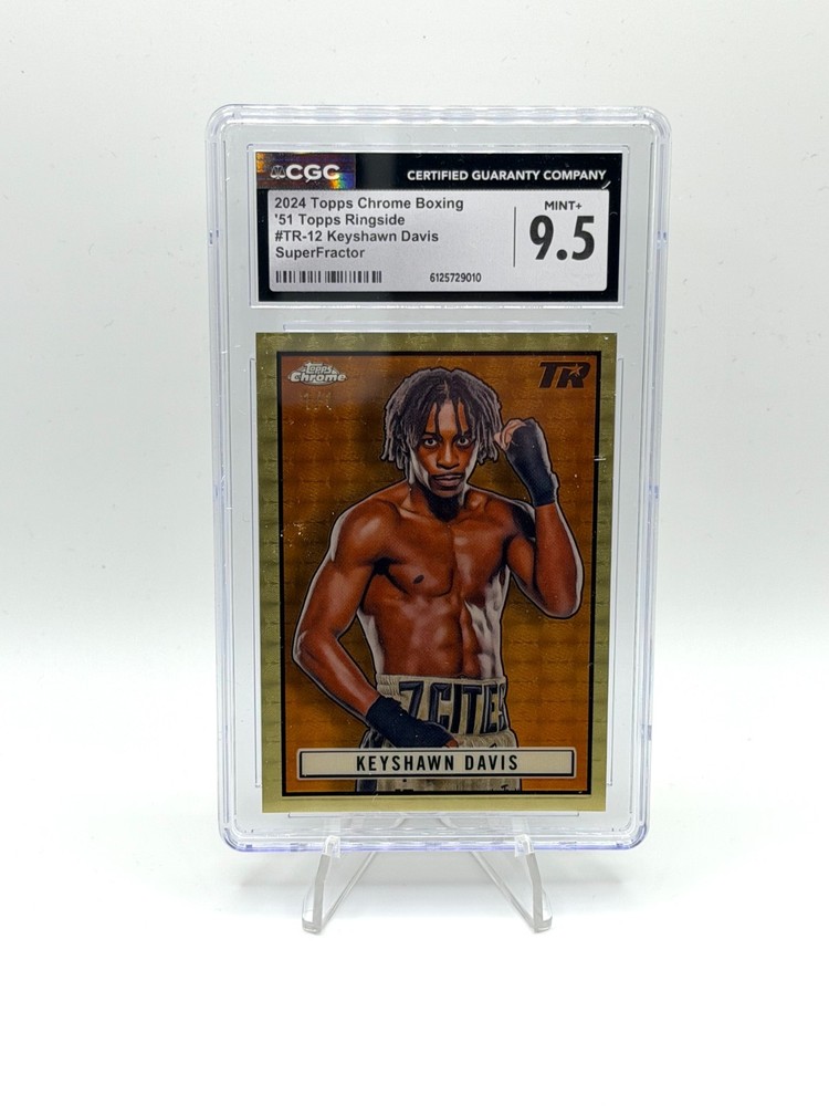 #009 - 2024 Topps Chrome Boxing '51 Topps Ringside SuperFractor Keyshawn Davis