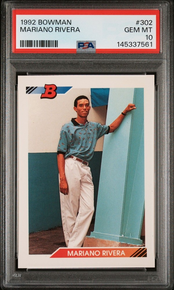 PSA 10 - 1992 Bowman - Mariano Rivera #302 (RC) - HOF *TEXCARDS*