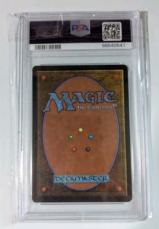 1994 MAGIC The Gathering MTG SHIVAN DRAGON Revised 3rd Edition PSA 8 view 2