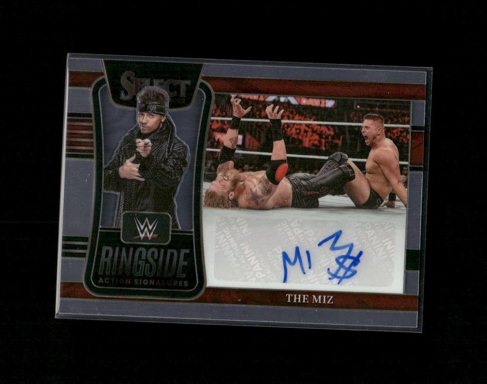 2022 Select WWE The Miz #RA-MIZ Ringside Action Signatures