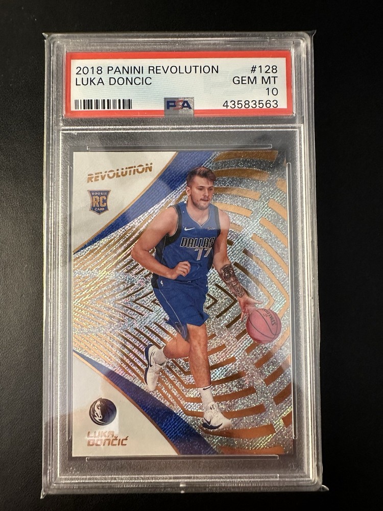 2018-19 Panini Revolution Luka Doncic Rookie RC #128 PSA 10 GEM MINT