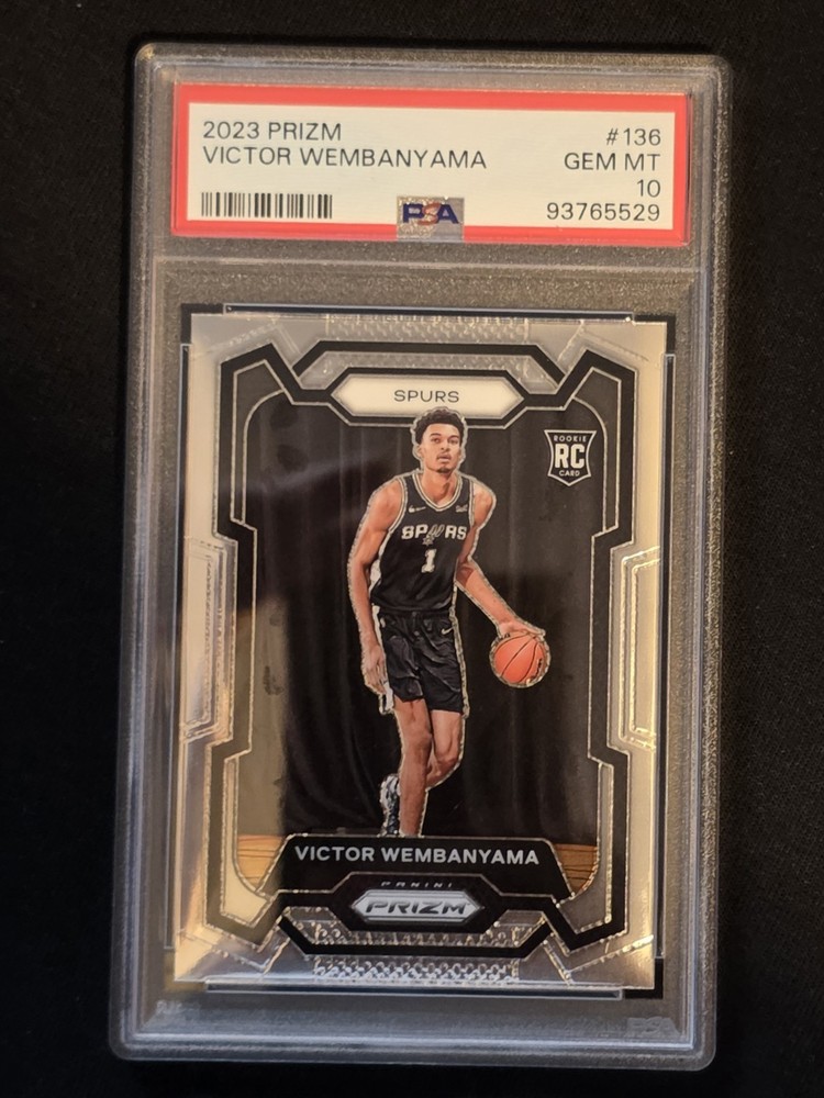 2023-24 Panini Prizm Victor Wembanyama #136 PSA 10