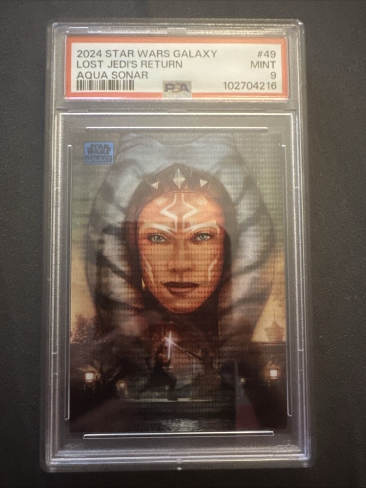 2024 Star Wars Galaxy Lost Jedi's Return #49 Aqua Sonar  /199 PSA 9