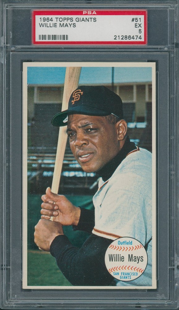 1964 Topps Giants #51 Willie Mays PSA EX 5 *6474