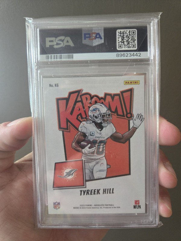 2023 Panini Absolute - Kaboom! Vertical Tyreek Hill #K6 view 2