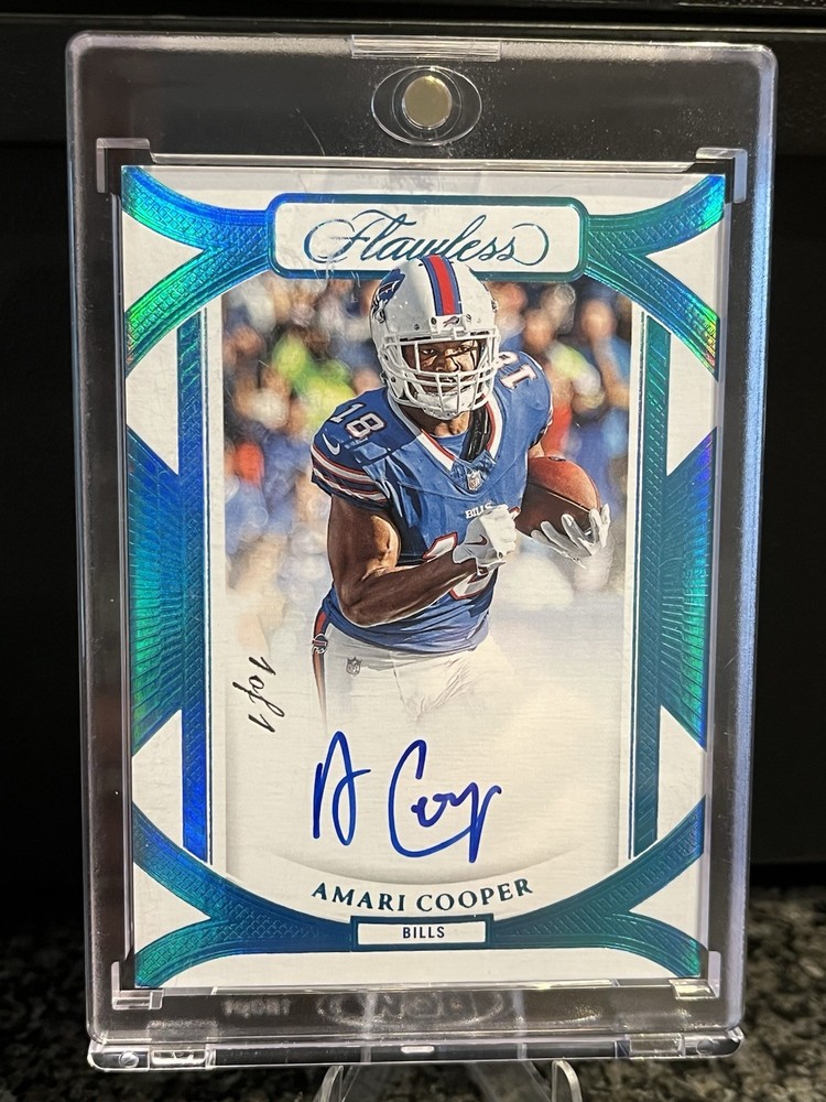 2024 Panini Flawless Amari Cooper Bills Frame Signature Autograph 1/1 One of One