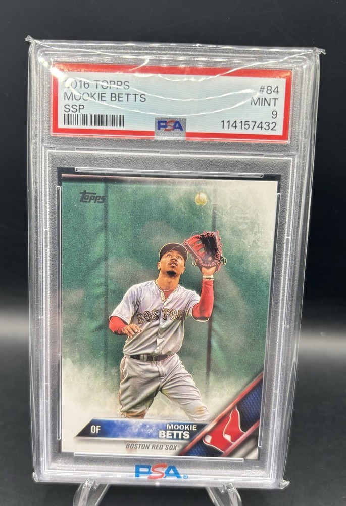 2016 Mookie Betts SSP #84 Red Sox PSA 9 Topps Series One