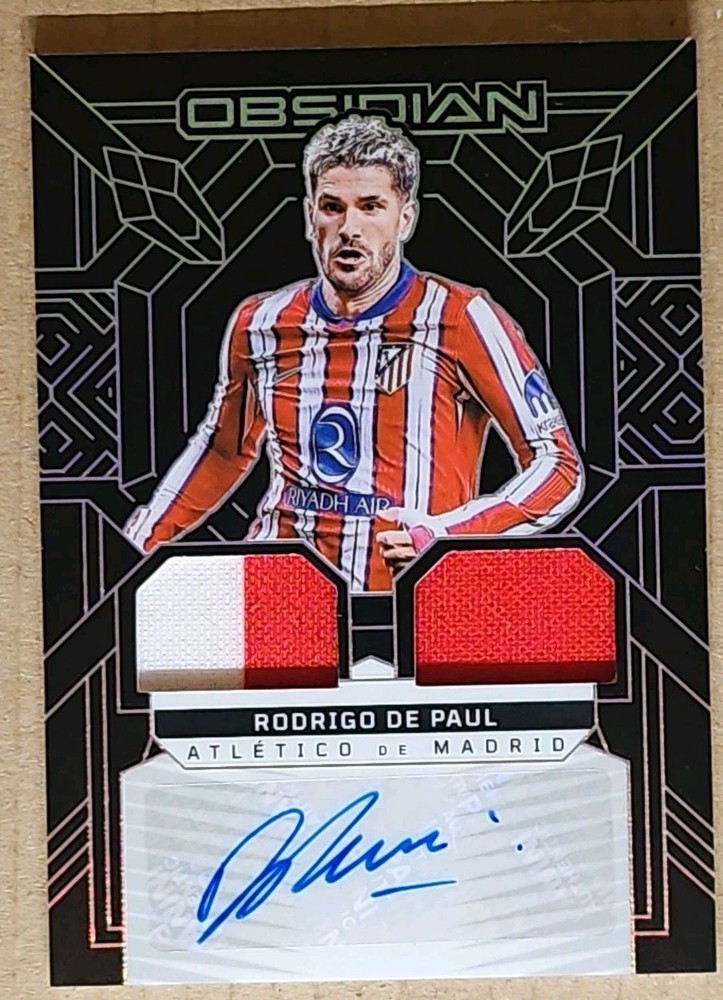 2024-25 Panini Obsidian - Dual Jersey Ink Rodrigo De Paul #DJ-RDP /199 (AU, MEM)
