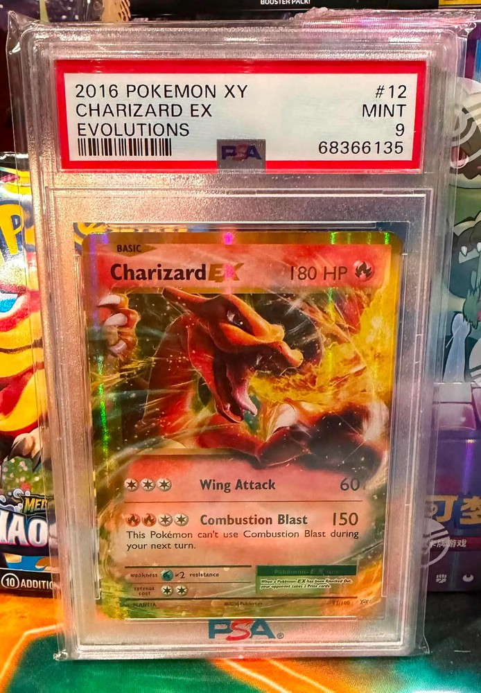 Pokemon XY Evolutions CHARIZARD EX 12/108 PSA 9