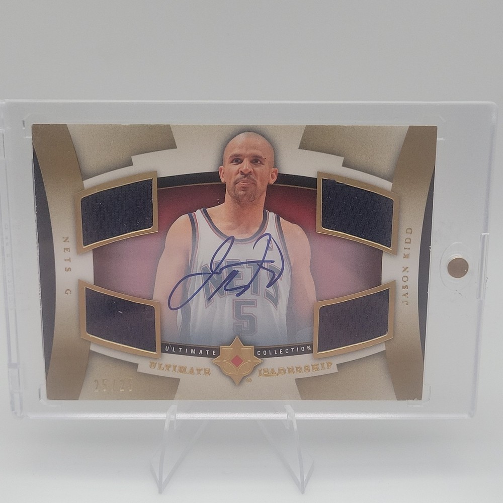 Upper Deck 2007-08 Jason Kidd Patch Auto Bookend 25/25 #UL-JK
