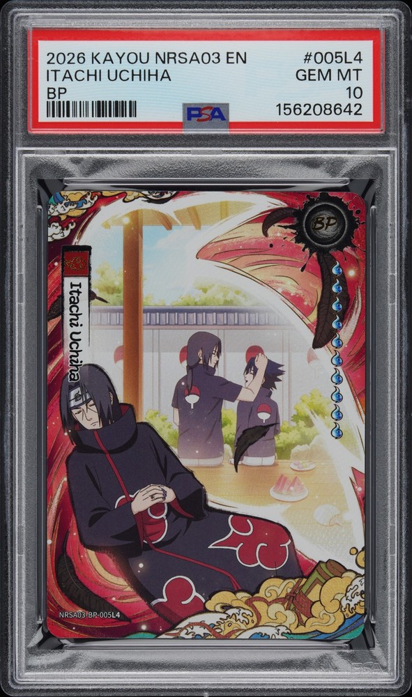 Itachi Uchiha PSA 10 005L4 Naruto Card