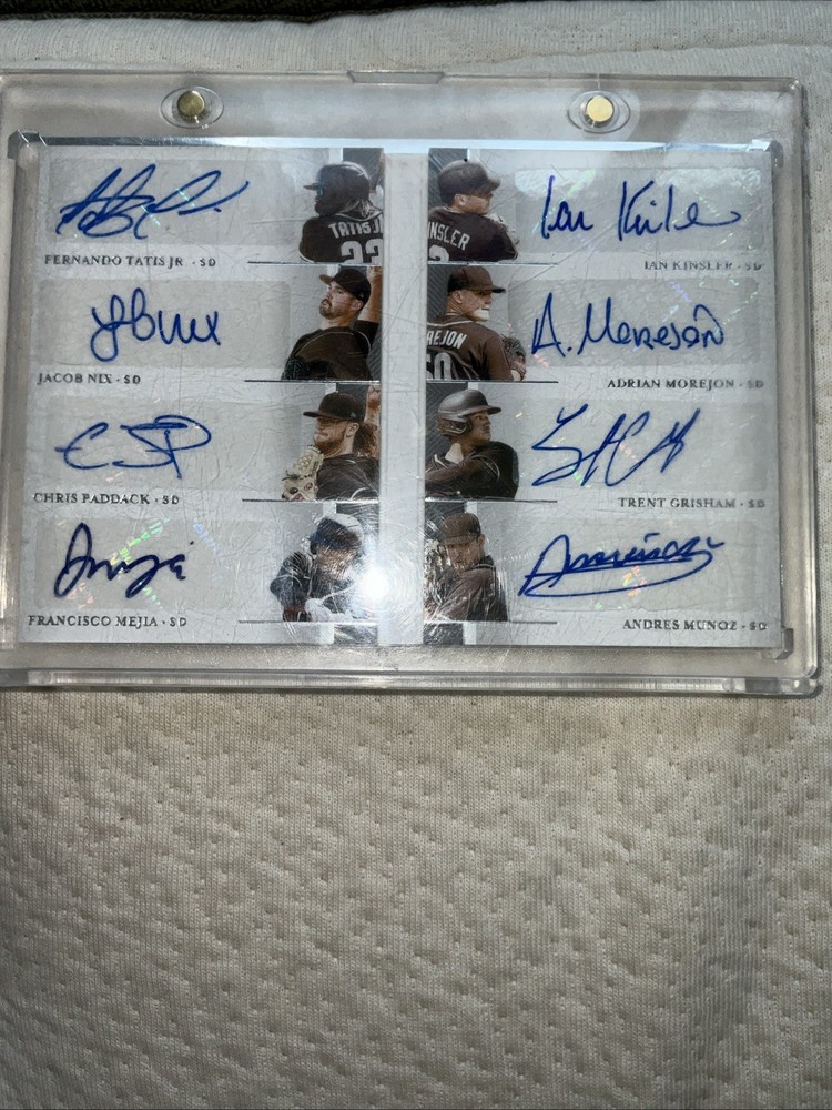 2020 Panini National Treasures Booklet With Fernando Tatís Jr. Auto /25