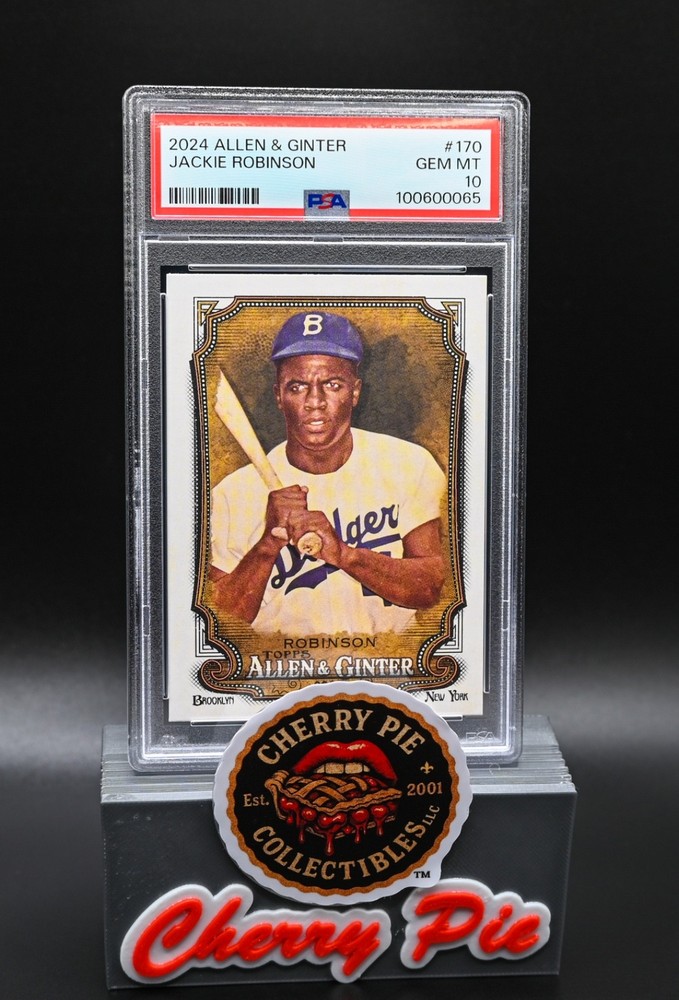 RARE 2024 Topps Allen & Ginter #170 Jackie Robinson PSA 10 GEM MINT