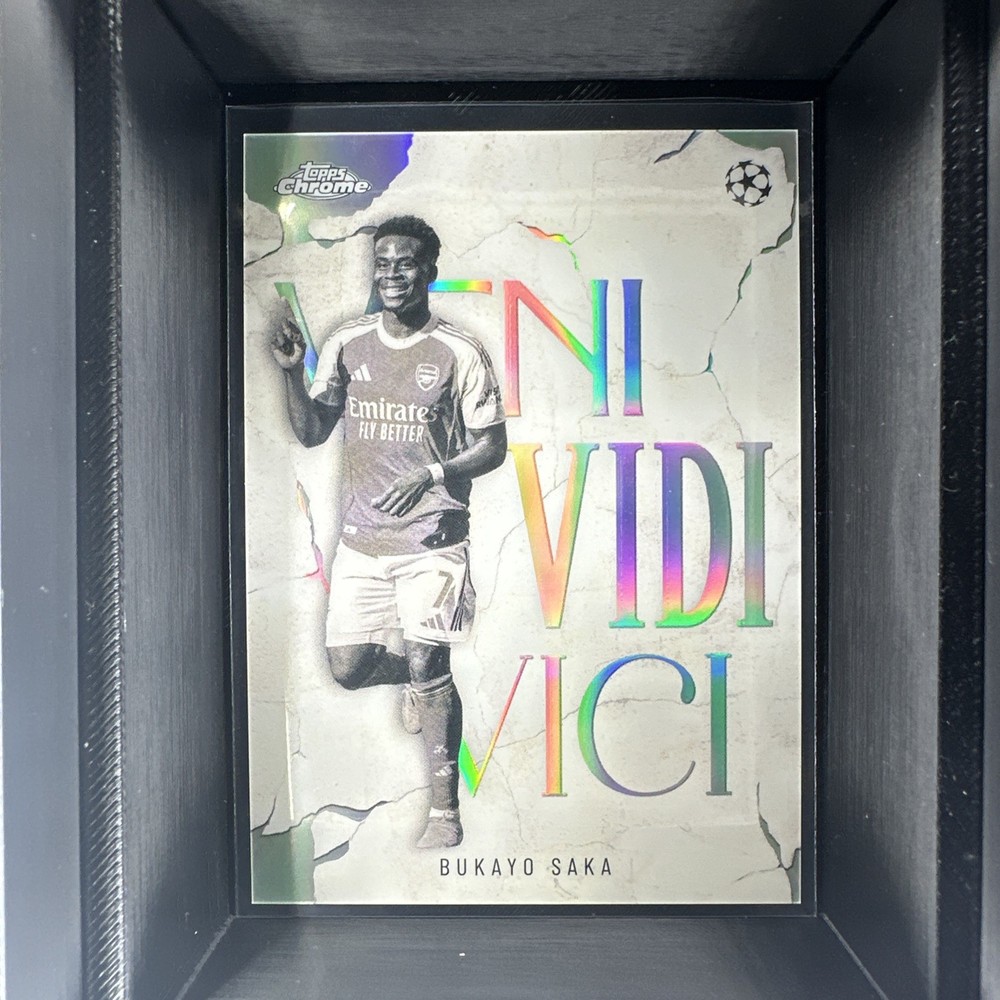 2026 TOPPS Chrome Bukayo Saka Veni Vidi Vici SSP CASE HIT MINT