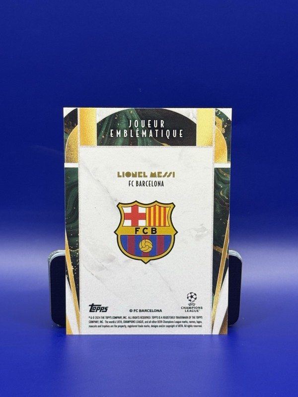 2024-25 Topps Deco Uefa Club Competitions - Joueur Emblematique Lionel Messi view 2