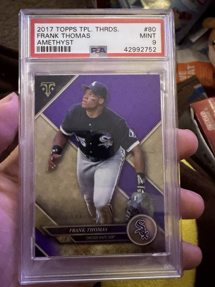 2017 Topps Triple Threads - Frank Thomas #80 Amethyst /340 Psa 9 White Sox Wow