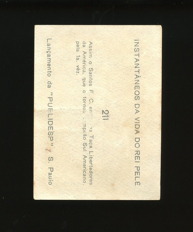 1964 Instantaneos Da Vida Do Rei Set-Break #211 Pele LOW GRADE *GMCARDS* view 2