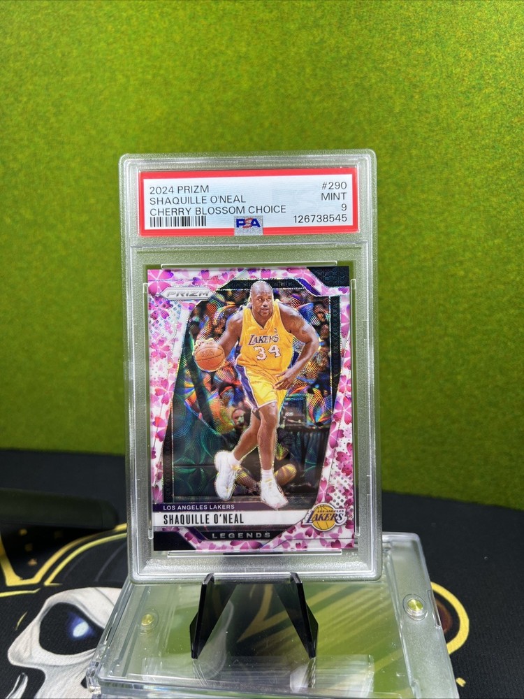 2024 Panini Prizm #290 Shaquille O’Neal Cherry Blossom Choice 01/20 PSA 9