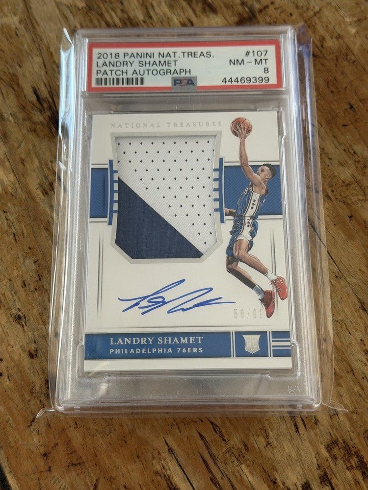 2018-19 Panini National Treasures #107 Landry Shamet RC Auto /99 RPA Rookie