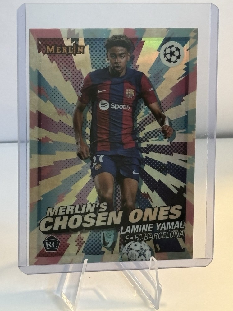 2023-24 Topps Merlin UEFA Lamine Yamal RC Rookie Merlin's Chosen Ones MC-1