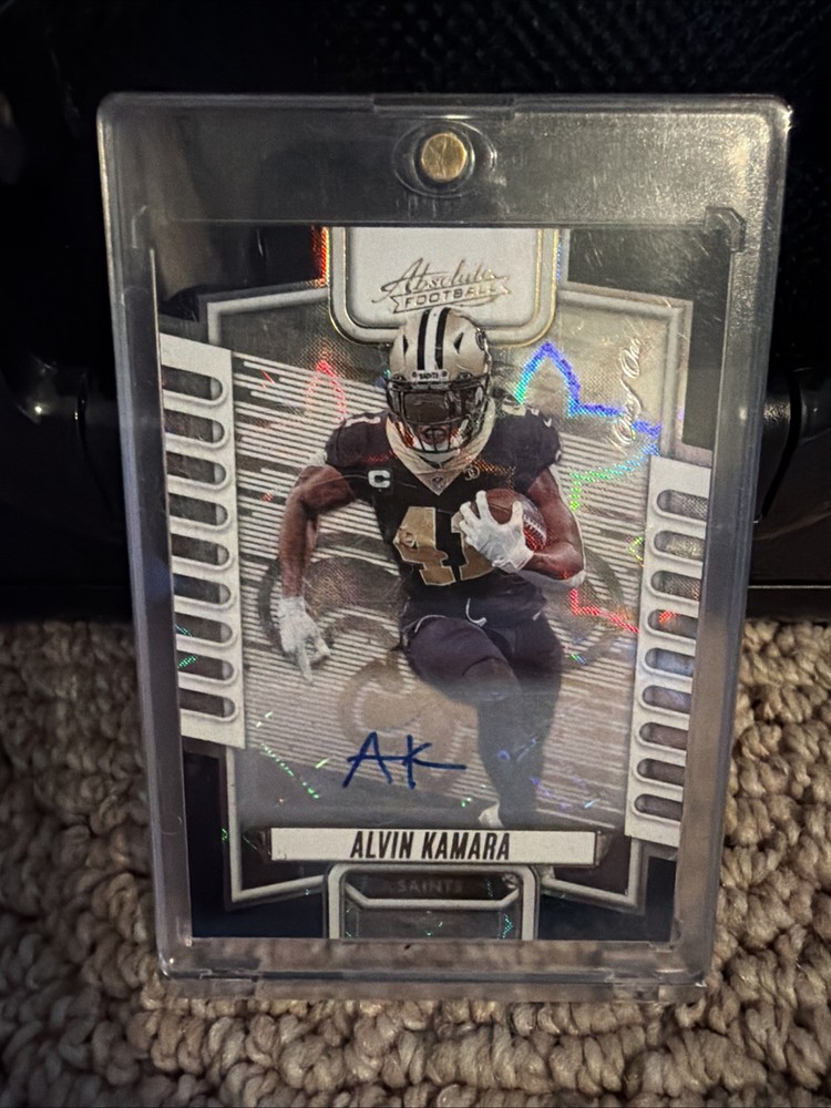 2023 Panini Absolute - Alvin Kamara #47 One Of One 1/1 Auto